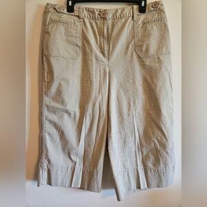 Talbots 16 stretch culottes